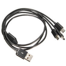 USB 2.0 Type A Male к 3 Mini USB B Male 5-контактный кабель для передачи данных 480Mbp кабель для синхронизации питания сплиттер для телефона высокая скорость 2024 - купить недорого