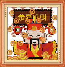 Little god of wealth  cross stitch kit people 18ct 14ct 11ct count print canvas stitches embroidery DIY handmade needlework 2024 - buy cheap