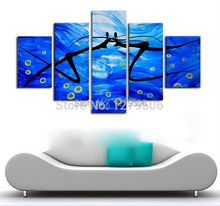 Modern Pictures Ocean Dancing Room Decor 100% Handmade Abstract Painted Canvas Art Hang On The Wall 2024 - buy cheap