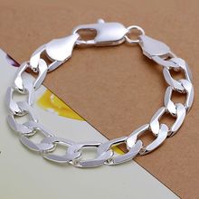 H222  free shipping  bracelet,  free shipping  fashion jewelry 12mm Bracelet /azjajqqa avxajnea silver color 2024 - buy cheap