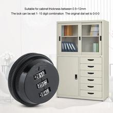 Fechadura digital de armário com senha, cadeado eletrônico em liga de zinco com código de combinação, para gabinete e escritório 2024 - compre barato