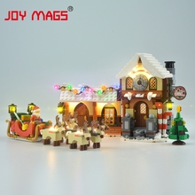 JOY MAGS Led Light Kit For 10245 Santa's Workshop Compatible With 33024 Christmas Gift No Building Model 2024 - buy cheap