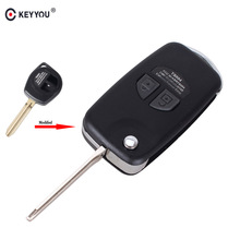 KEYYOU Modified Flip Folding Remote Control Car Key Shell For SUZUKI SX4 Swift 2 Button + Button Pad Auto Replacement Fob Cover 2024 - buy cheap