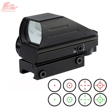 Holographic Red/Green Dot Sight Scope 4 Reticle Reflex Sighting Hunt Optics Tactical Airsoft Riflescope 20mm Rail Mount on Rifle 2024 - buy cheap