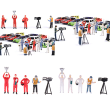 5 uds. De figuras de personas pintadas para Conductor de coche de carreras y camarógrafo, modelo DIY, accesorios, 1/64 2024 - compra barato