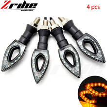 4pcs FOR BMW KAWASAKI YAMAHA R1 Motorcycle LED Turn Signal Moto Flasher Indicator Light DC 12V Universal Amber Blinker Lamp 2024 - buy cheap