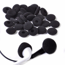 Capa de esponja para fone de ouvido, 30 peças preta macia substituição para fone de ouvido mp3 mp4 2024 - compre barato