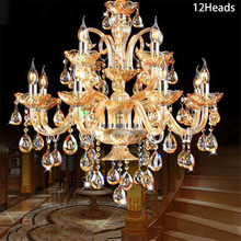 Luxury Crystal Chandelier Decoration Tiffany Pendants and Chandeliers Lighting Indoor Lamp for Foyer Stair Staircase Bedroom 2024 - buy cheap