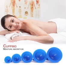 New 12pcs/set Moisture Absorber Anti Cellulite Vacuum Cupping Cup Silicone Family Facial Body Massage Therapy Cupping Cups Massa 2024 - buy cheap
