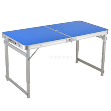 Outdoor Folding Table Camping Waterproof Ultra-light Durable Aluminium Alloy Folding Table Desk For Picnic 120*60CM 2024 - buy cheap