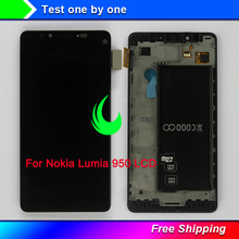 Оригинальный AMOLED ЖК-дисплей 5,2 дюйма для Nokia Lumia 950, дигитайзер сенсорного экрана с рамкой в сборе для NOKIA 950, ЖК-дисплей 2560x1440 2024 - купить недорого