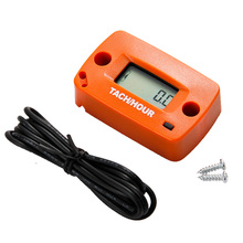 Resettable Tach Digital Motorcycle Tachometer Hour Meter 60000 RPM 2/4 Stroke for gas engine RL-HM018R Orange 2024 - buy cheap