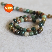 (Min Order1) 6mm Fashion Multicolor India Natural Onyx Beads Round Shape Stone 15inch Hand Made Jewelry Making Design Wholesale 2024 - buy cheap