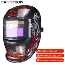 LED Light Solar Auto Darkening Electric True Color Wlding Mask/Helmet/Welder Cap/Welding Lens/Eyes Mask  for Welding Machine 2024 - buy cheap