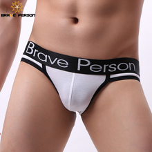 Brave Person New Arrival Men's Cotton Underwear Men Briefs High Quality Sexy Briefs Male Underwear Underpants Panties 2024 - buy cheap