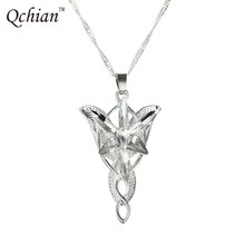 Collar de Lord of Arwen para mujer, joyería colgante de película Evenstar, cristal, estrella de pliegue, colgante, regalo 2024 - compra barato