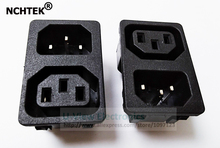 NCHTEK 10A 250V IEC 320 C14 Male & C13 Female UPS Power Outlet INLET AC Power Socket/Free Shipping/3PCS 2024 - buy cheap