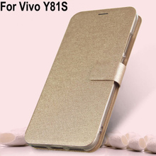Чехлы для Vivo Y81S, чехол из искусственной кожи Sillcon, чехол Vivoy81s, чехол с откидной магнитной застежкой, задняя крышка для Vivo Y81 s, чехол 2024 - купить недорого