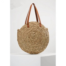 Bolsa feminina de palha estilo boêmio, bolsa de mão, ombro grande, moda praia, bolsa de palha, atacado, novo, 2018 2024 - compre barato