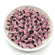 Wholesale 6/8 /10mm Round Resin Gasket Beads Mixed Evil Eye Beads For Jewelry Making Accessories #05 2024 - buy cheap