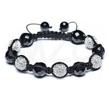 ¡Envío Gratis! Pulsera de cristal de arcilla de 10mm y 5 micro pavé CZ para mujer, bolas de discoteca, diseño popular SWEX, regalo para mujer 2024 - compra barato