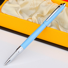 Picasso pimio 605 luz azul e clipe de prata 0.38/0.5mm extra fino iridium nib finanças caneta caneta tinta metal canetas frete grátis 2024 - compre barato