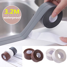 3.2 m * 3.8 centímetros Banheira Moistureproof PVC Fita De Canto Da Cozinha Do Agregado Familiar Do Banheiro Arte Etiqueta de Papel À Prova D' Água # 2024 - compre barato