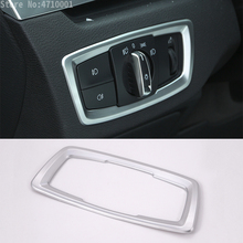 ABS Chrome Head light Headlight Switch Button Cover Trim Car Accessories For BMW X1 F48 2016-2018 X2 F47 2018 2024 - buy cheap