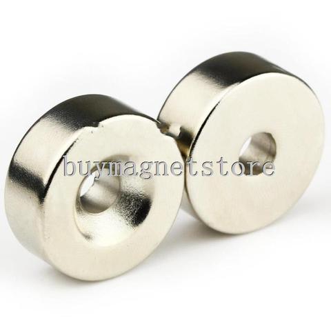 1PC N50 Super Strong Round Neodymium Countersunk Ring Magnets 25 x 10 mm Hole: 5mm Rare Earth !ndfeb Neodymium  mag 2022 - buy cheap