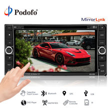Podofo 2 din Android автомобильный Радио Мультимедийный Плеер DVD gps Авторадио 2din 7 "авто радио для Toyota Corolla Automagnitol плеер 2024 - купить недорого