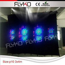 Soft 3x4m foding Free shipping led wedding stage backdrop 2024 - buy cheap