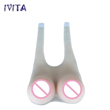 IVITA 4600g White Fake Boobs Realistic Silicone Breast Forms For Crossdresser Transgender Enhancer Mastectomy 2024 - buy cheap