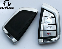 Чехол для смарт-пульта дистанционного управления, 3 + 1 кнопки для 2014 BMW X5 X6 218i/220i 2024 - купить недорого