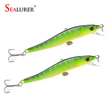 Sealurer 8cm/5.5g Minnow Fishing Lures 2pcs/lot 8# Hooks Pesca Wobbler Floating Carp Hard Bait Crankbait 5 Colors 2024 - buy cheap
