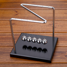 Wood Base Newton's Cradle Steel Balance Ball Physics Science Pendulum Fun Gift Office Desktop Toys 2024 - buy cheap
