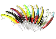 10pcs 15.5CM 16.3G 2#hook plastic fishing baits Minnow Fishing lures wobble bass pike carp fishing baits pesca fishing tackles 2024 - buy cheap