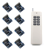 Novo sistema de interruptor de controle remoto sem fio, 12v, 24v, 36v, 48v, 30a, com transmissor de longo alcance de 1000m, 315/433mhz