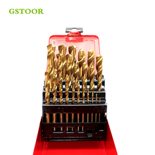 25PCS 1.0-13.0mm Twist Drill Bits Combination High Speed Steel Titanium Metal drill bit set Iron box 2024 - buy cheap