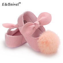 E & bainel sapatos antiderrapantes para bebês, meninas, bebês, princesas, sola de borboleta, antiderrapante, primeiros passos, prewalker, sapatos de bebês recém-nascidos 2024 - compre barato