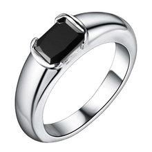 dark zircon bling Silver plated Ring Fashion Jewerly Ring Women&Men , /MWLTDFOK OCFCUZJR 2024 - buy cheap