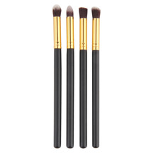 4 pçs/set Professional Eye brushes set Fundação eyeshadow Blending Pencil ferramenta pincel Maquiagem Cosméticos Rímel Preto Novo 2024 - compre barato