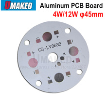 45mm 4W/12W led aluminum plate base board, LED PCB board for trackinglight, bulb light. heat sink board Free shipping 2024 - buy cheap