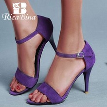 RizaBina free shipping high heel sandals women sexy platform footwear fashion shoes P13540 EUR size 30-43 2024 - buy cheap