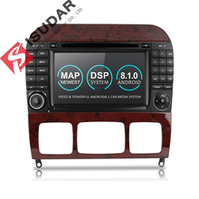 Isudar Car Multimedia Player DVD Automotivo 2 Din Andorid 8.1 For Mercedes/Benz/W220/W215/S280/S320/S350/S400 S Class GPS Radio 2024 - buy cheap