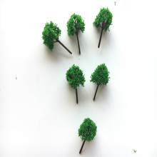 50pcs/lot Architecture N Z 1:1000 Scale Model Miniature Green Trees In 3.5cm For Ho Train Layout 2024 - buy cheap