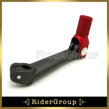 Titanium+Red Aluminum Foldable Gear Shift Lever 50 70 90 110 125 140 150 160 250cc Pit Bike SSR SDG Thumpstar DHZ GPX Stomp 2024 - buy cheap