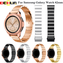 Ремешок из нержавеющей стали 316L для часов Samsung Galaxy Watch 42 мм 2024 - купить недорого
