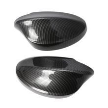 2Pcs Rearview Mirror Covers Side Mirror Cap Carbon Fiber Pattern ABS Shell For BMW E90/E91/330i/335i/2005-2008 2024 - buy cheap