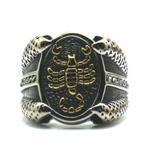316L Stainless Steel Scorpion Hot Cool Ring Free Shipping 2024 - buy cheap