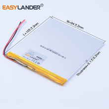 4300 mah tablet pc battery  Lithium Polymer Li-Po li ion Rechargeable Batteries cells  3194105 3.7v FOR CHUWEI VI8 onda v820 v80 2024 - buy cheap